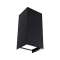 Lum en saillie ext 230V Flame 2x6W IP44 3000K Alu Gris foncé
