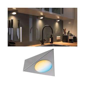 Clever Connect Spot Trigo 1x2W 2700- 6500K tunable White 12V Nickel bros/Mét|Paulmann-PUA99958