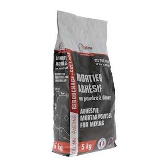 Mortier adhésif poudre à diluer en sac (5 kg)|Bizline-BIZ740148