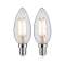 LED Fil flamme x2 470lm E14 2700K Clair 4,5W 230W|Paulmann-PUA28788