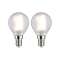 LED fil sphérique x2 470lm E14 2700K Dépoli 4,5W 230W|Paulmann-PUA28789