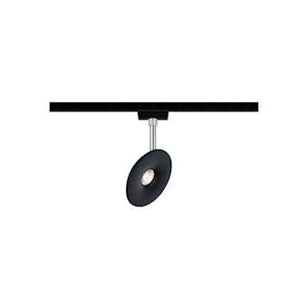URail Spot Sphere 7,4W Noir matt/ Chrom 230V Plastique dimmbar 2700K|Paulmann-PUA96938