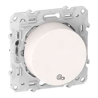 Odace - prise RJ45 CPL - blanc - compatibble standard HPAV - 200Mbp/s|Schneider Electric-SCHS520490