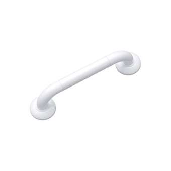 Barre d'appui 400 mm, polyamide injecté blanc (nylon), profil aluminium, D 33 m|Pellet asc-PT4046140