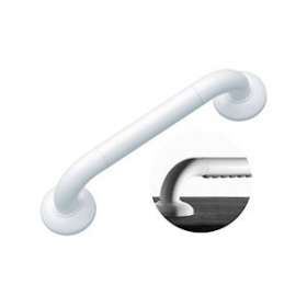 Barre d'appui 300 mm, polyamide injecté blanc (nylon), profil aluminium, D 33 m|Pellet asc-PT4046135