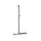 Barre d'appui T ou L 600x1242 mm, support douchette, alu. anthracite D 38x25 mm|Pellet asc-PT4049721