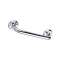 Barre d'appui droite 600 mm, tube laiton nickelé chromé D 25 mm, embase D 75 m|Pellet asc-PT4002906