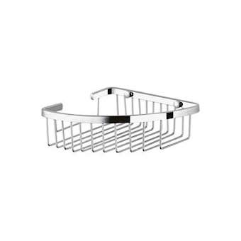 Panier de douche mural d'angle, inox poli brillant|Pellet asc-PT4005154