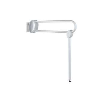 Barre relevable Arsis 770 mm avec béquille de soutien, blanc flasque chromé mat|Pellet asc-PT4048981