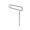 Barre relevable Classic 770 mm avec béquille de soutien, inox brossé|Pellet asc-PT4048886
