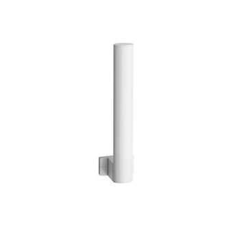 Réserve papier WC 2 rlx 265x70x67,5 mm, tube aluminium époxy blanc D 38x25 mm|Pellet asc-PT4049815