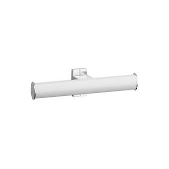 Distributeur papier WC double 265x70x67,5 mm, alu. époxy blanc-chromé D 38x25 m|Pellet asc-PT4049914