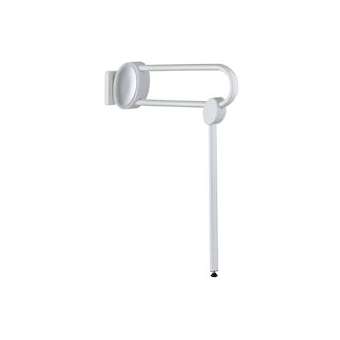 Barre relevable Arsis 600 mm avec béquille de soutien, blanc flasque chromé mat|Pellet asc-PT4048961