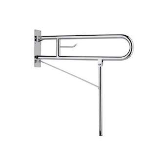 Barre relevable 800 mm avec béquille, tube inox poli brillant D 32 mm|Pellet asc-PT4000308