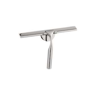 Raclette de douche avec support mural inox poli brillant|Pellet asc-PT4005158