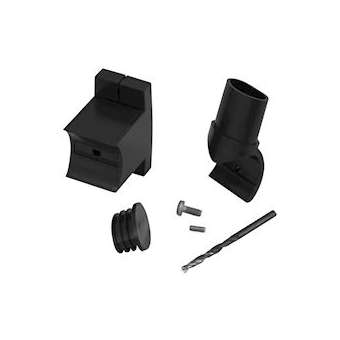 Jonction en T pour kit Arsis, avec 1 fixation murale et 1 bouchon, anthracite|Pellet asc-PT4041750