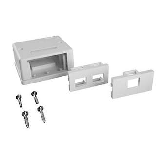 Boîtier 1 ou 2 ports RJ45 pour connecteurs GIGAMEDIA|Gigamedia-GGM627019000