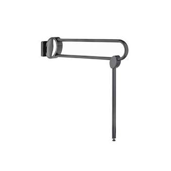 Barre relevable Arsis 770 mm avec béquille de soutien, anthracite flasque chromé|Pellet asc-PT4048781