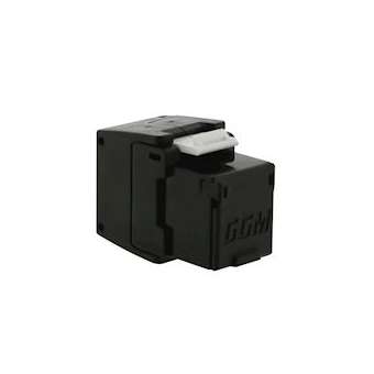 Noyau court non-blindé CAT6 UTP 4PPoE, Noir|Gigamedia-GGMNKJUC6TL