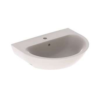Lavabo Geberit Renova pour équerres de montage, 60x48cm, avc trop-plein, Blc|Geberit-GBR500.371.01.1