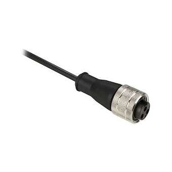 OsiSense XZ - connecteur pré-câblé - droit femelle - 1/2p20 UNF - 3 broches - 5m|Schneider Electric-SCHXZCP1865L5